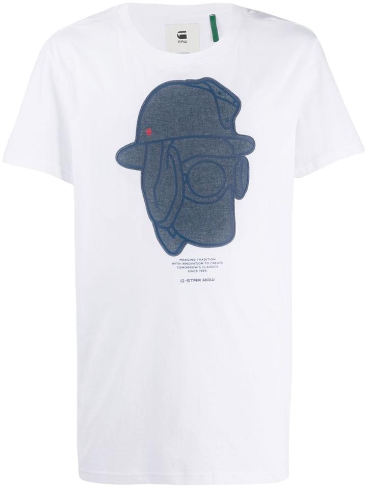 G-star Raw Research Graphic Print T-shirt - White