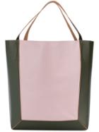 Marni Colour Blocked Shopping Bag - Pink & Purple