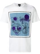 Just Cavalli Geometric Print T-shirt - White