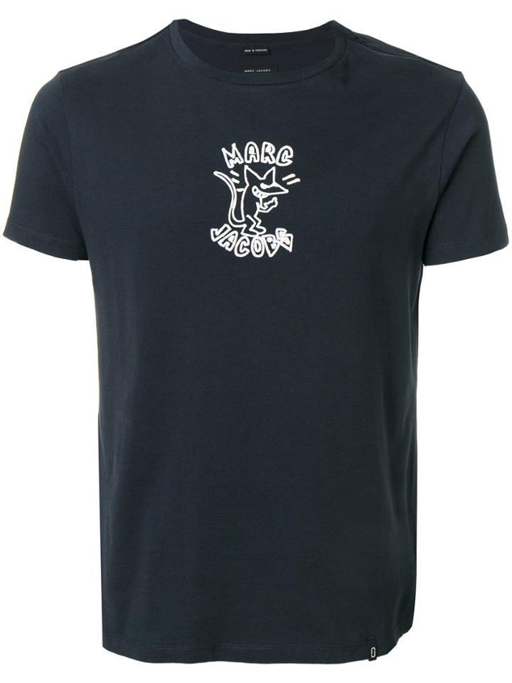 Marc Jacobs Mouse Print T-shirt - Black