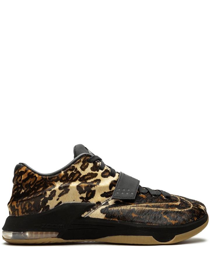 Nike Kd 7 Ext Qs Longhorn State Low-top Sneakers - Brown