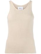 Nanushka Chenille Knit Tank Top - Neutrals