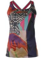 Sàpopa Multi-print Tank Top, Women's, Size: Small, Polyester/spandex/elastane