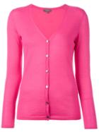 N.peal Button Up Cardigan, Women's, Size: Small, Pink/purple, Cashmere