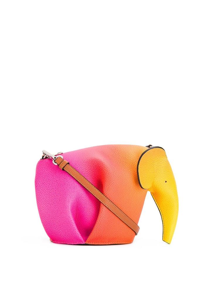 Loewe Elephant Crossbody Bag - Orange