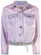 Neith Nyer Tie Dye Denim Jacket - Blue