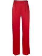 Styland Straight-leg Trousers - Red