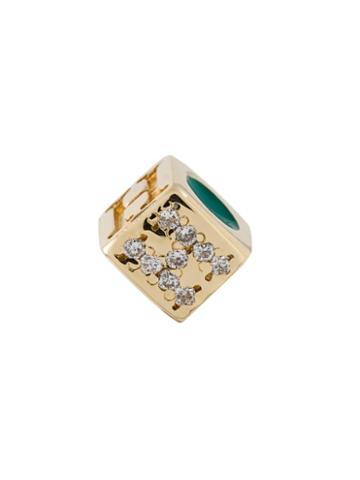 Abril Barret 'h Initial' Earring, Women's, Metallic