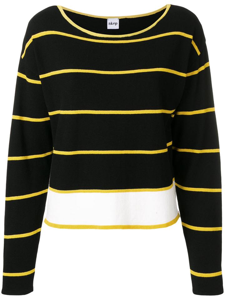 Akep Striped Jumper - Black