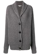 Stella Mccartney Oversized Ribbed Cardigan - Grey