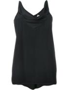 Rick Owens Cowl-neck Top, Women's, Size: 38, Black, Acetate/silk