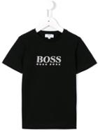 Boss Kids Logo T-shirt, Boy's, Size: 8 Yrs, Black