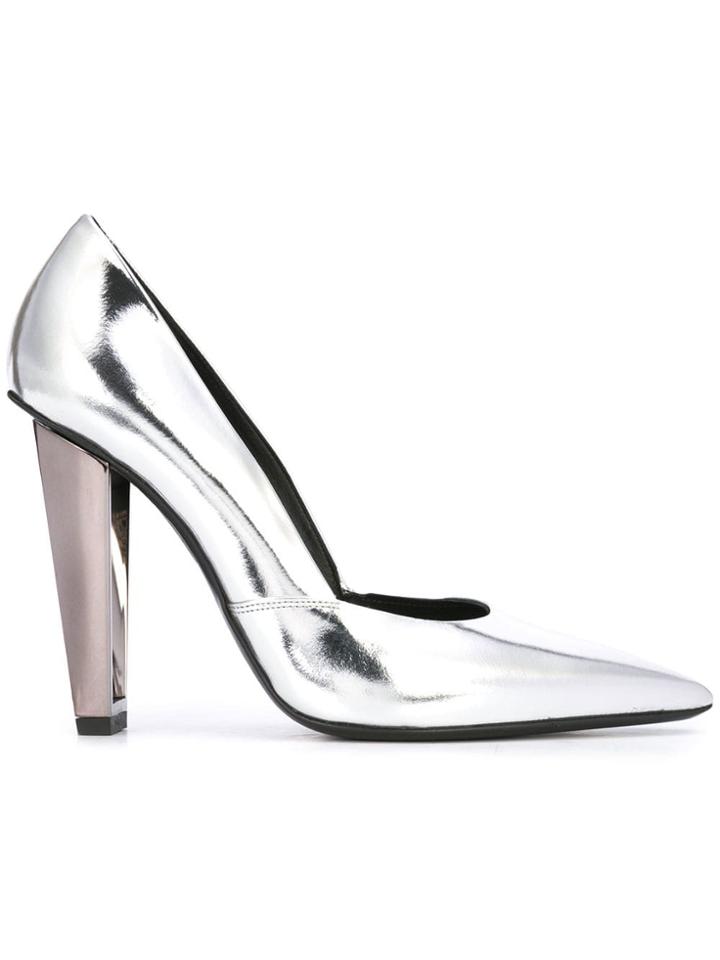 Poiret Metallic-heel Pumps - Silver