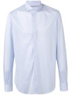 Loro Piana - Spread Collar Shirt - Men - Cotton - L, Blue, Cotton