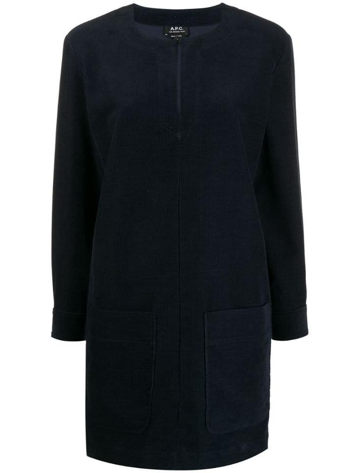 A.p.c. Short Shift Dress - Blue