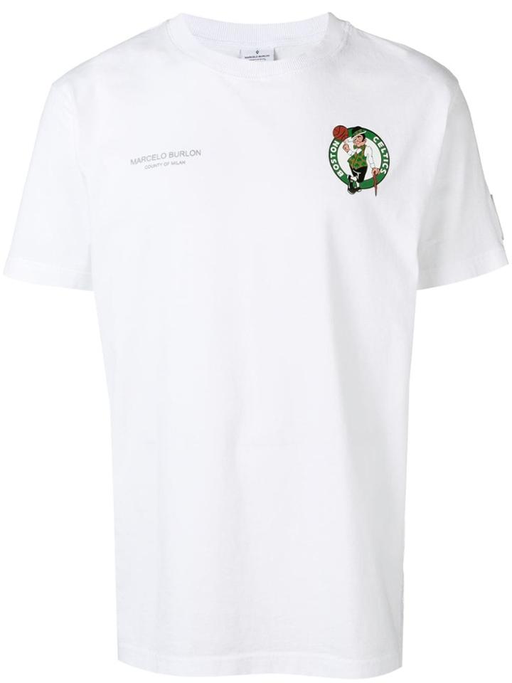 Marcelo Burlon County Of Milan Boston Celtics T-shirt - White