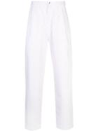 Isabel Marant High-waisted Straight Trousers - White