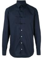 Kolor Long-sleeve Fitted Shirt - Blue