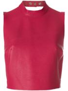 Manokhi Open Shoulder Top - Pink & Purple