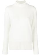 Peserico High Neck Sweater - White