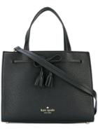 Kate Spade - Tassel Detail Tote - Women - Leather - One Size, Black, Leather
