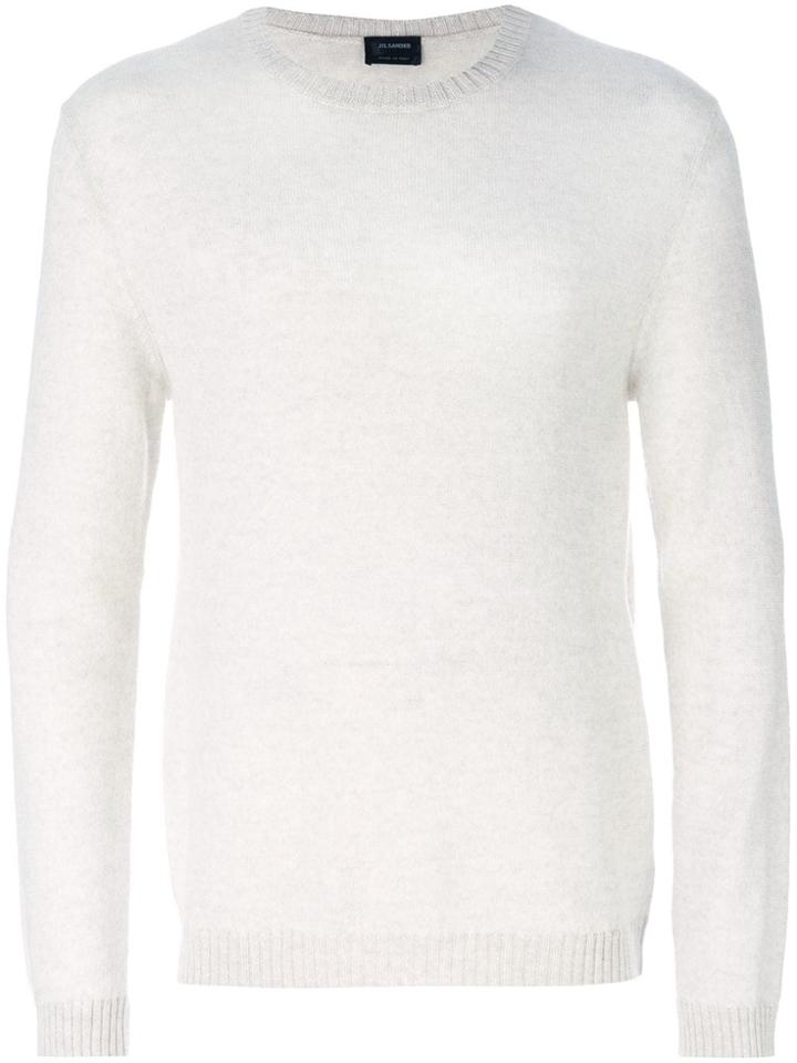 Jil Sander Rounded Neck Sweater - Nude & Neutrals