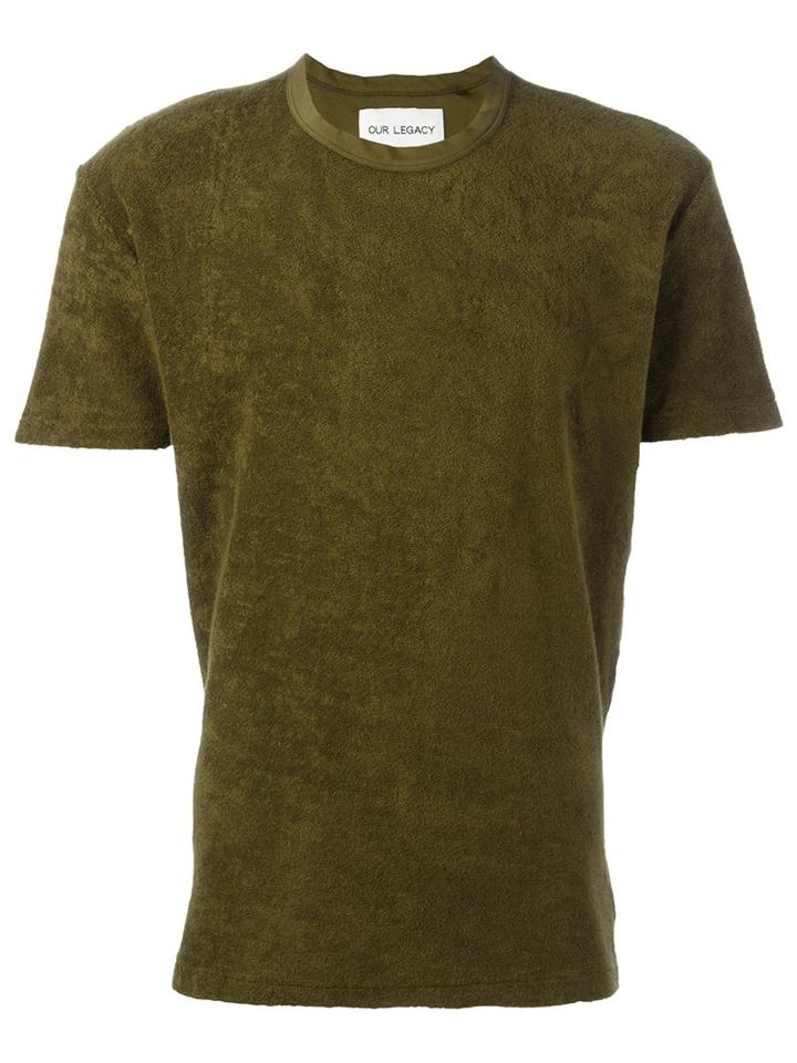 Our Legacy 'perfect' T-shirt, Men's, Size: 44, Green, Cotton