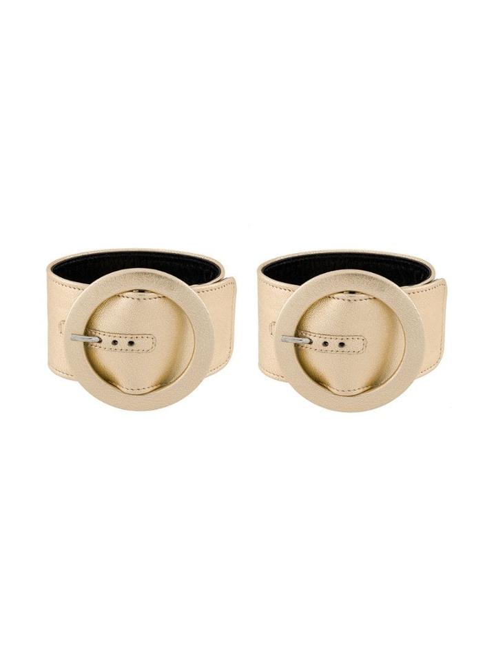 Attico Circle Buckle Bracelet - Metallic
