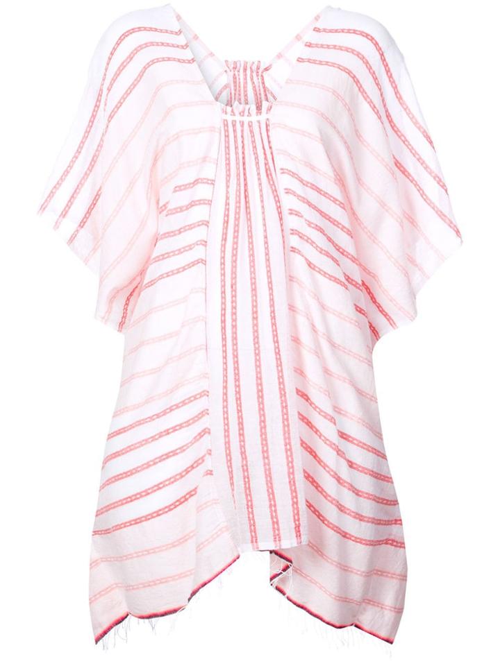 Lemlem Striped Short Sundress - Pink & Purple