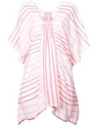 Lemlem Striped Short Sundress - Pink & Purple
