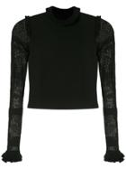 Andrea Bogosian Penelope Knit Blouse - Black