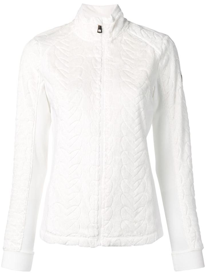 Ea7 Emporio Armani Zipped Sweater - White