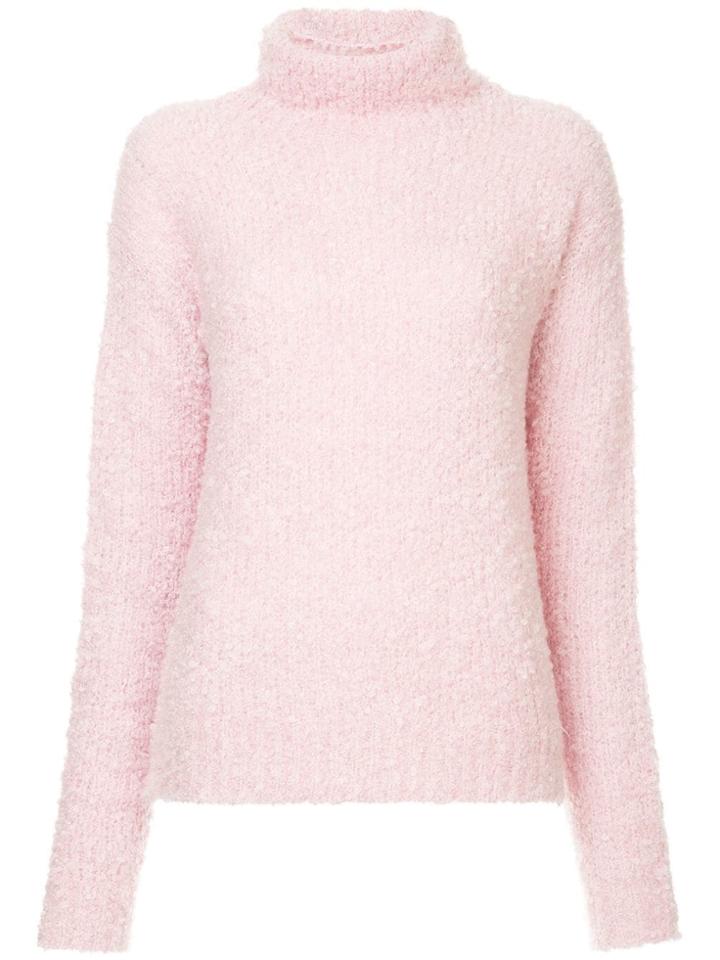 Sies Marjan Fuzzy Knit Turtleneck Jumper - Pink