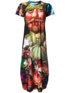 Comme Des Garçons Renaissance Print T-shirt Dress - Multicolour