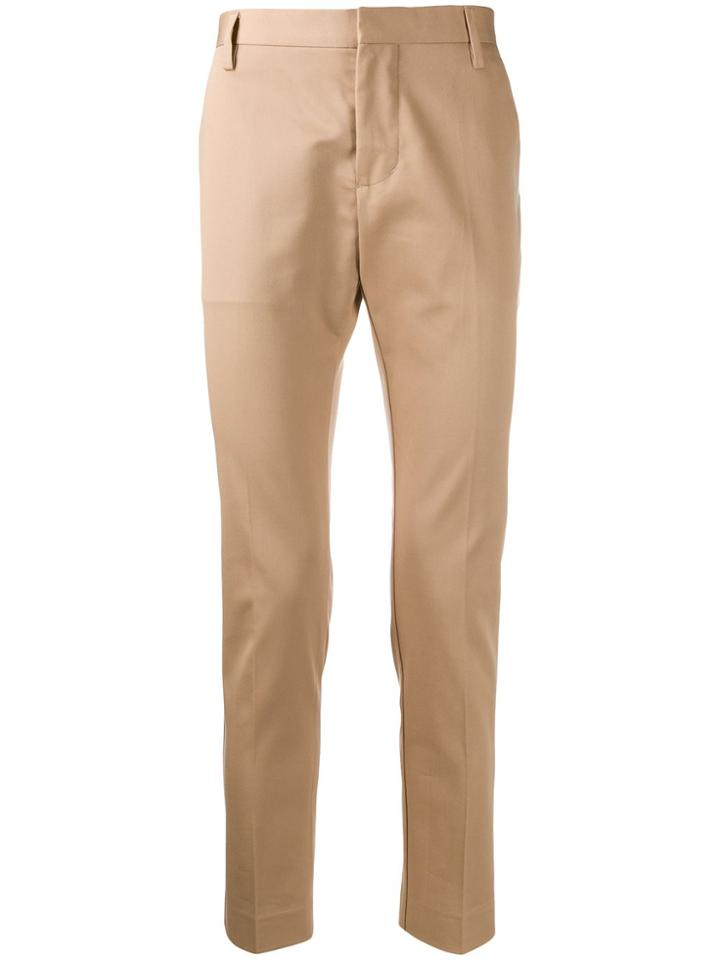 Entre Amis America Cropped Chinos - Neutrals