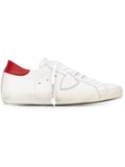 Philippe Model Classic Low-top Sneakers, Men's, Size: 45, White, Leather/rubber