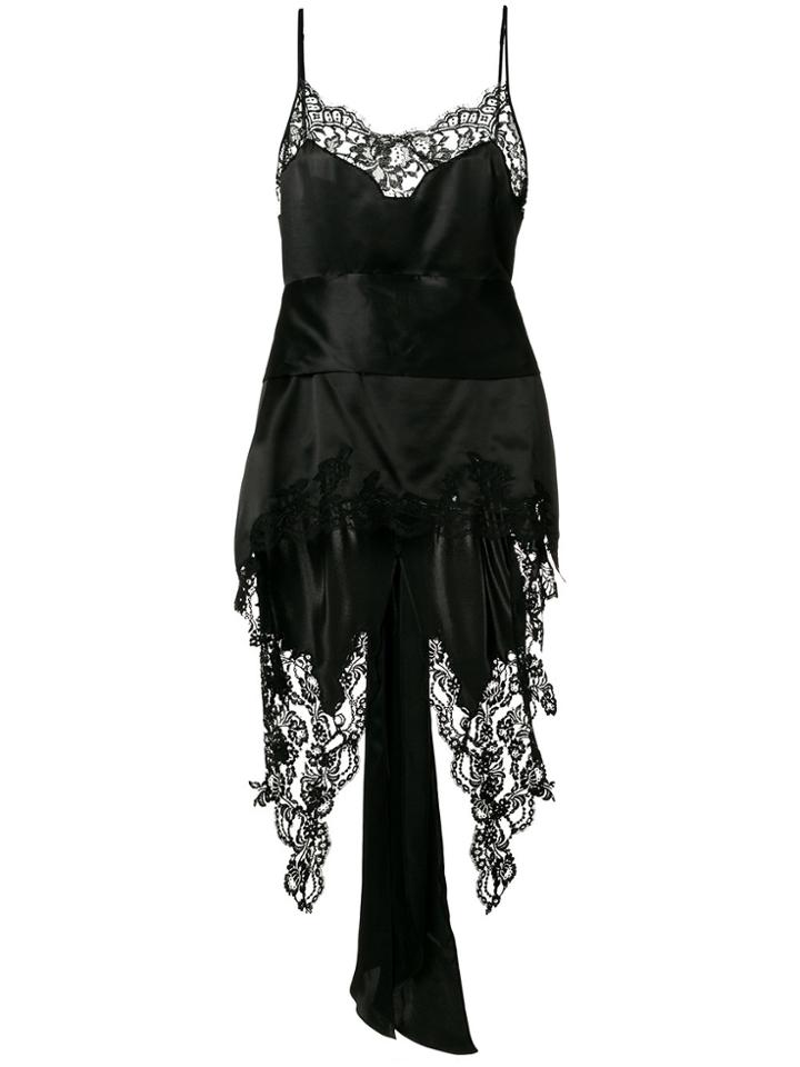 Givenchy Lace Embroidered Camisole Top - Black