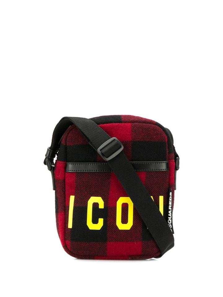 Dsquared2 Icon Plaid Messenger Bad
