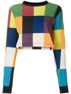 House Of Holland Colour Block Grid T-shirt - Multicolour