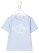 Young Versace - Medusa T-shirt - Kids - Cotton/spandex/elastane - 18 Mth, Toddler Boy's, Blue
