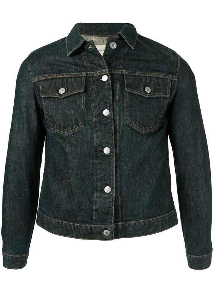 Helmut Lang Pre-owned 1999 Fitted Denim Jacket - Blue