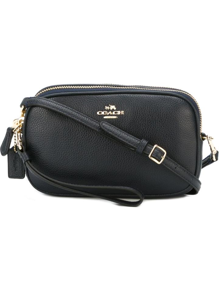 Coach Top Zip Crossbody Bag - Blue
