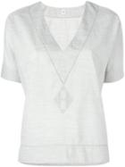 Hermès Vintage V-neck Top