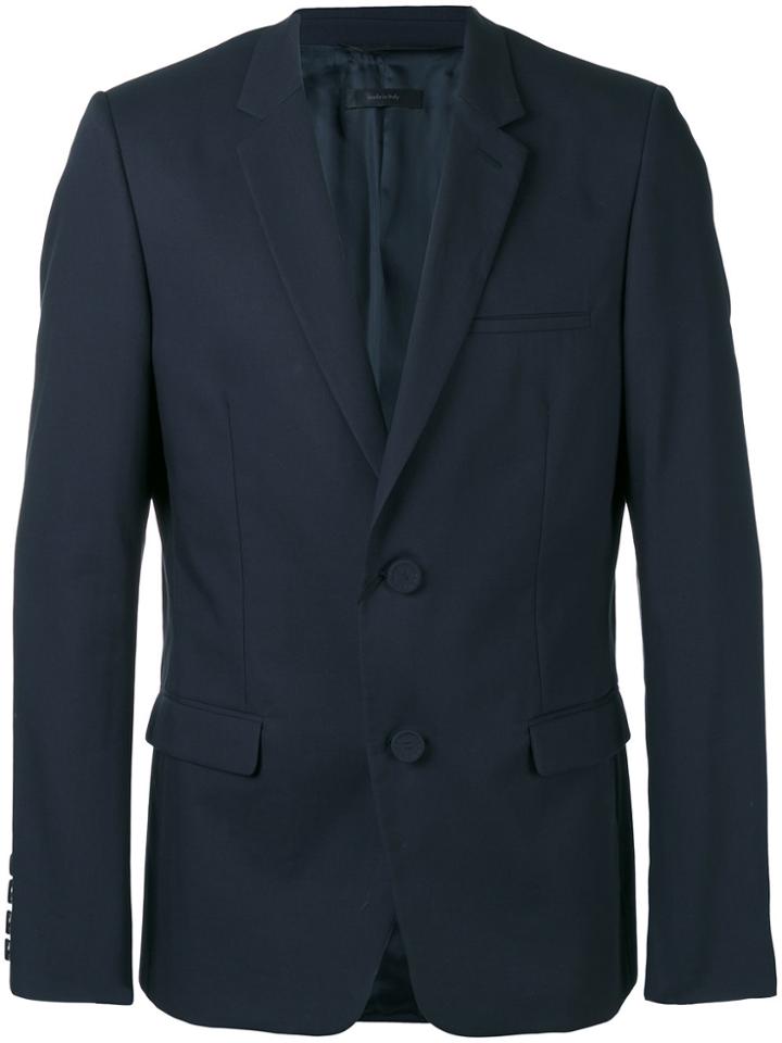 Calvin Klein Two Button Blazer - Blue