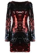 Talbot Runhof Lorena Sequin Mini Dress - Black