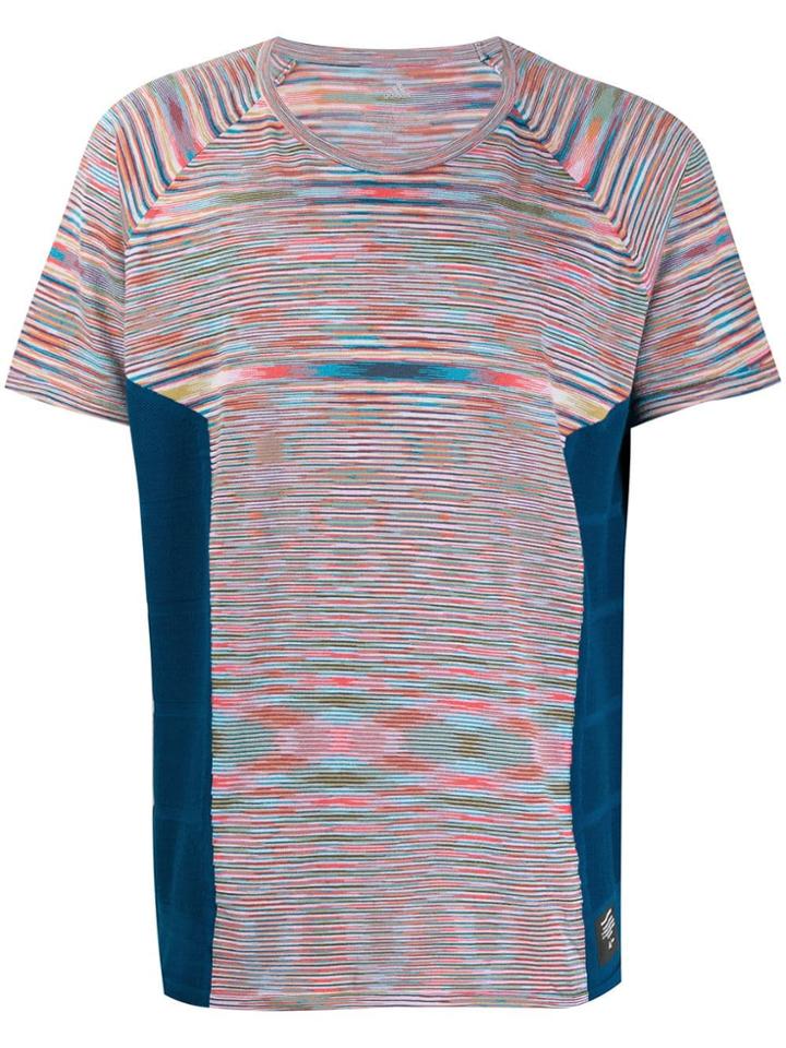 Adidas Tie-dye Panelled T-shirt - Blue