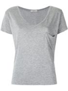 Egrey - V Neck T-shirt - Women - Viscose - 36, Grey, Viscose