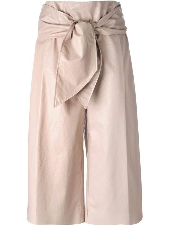 Msgm Tie Fastening Culottes
