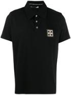 Love Moschino Logo Plaque Polo Shirt - Black