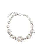 Kasun London Orb & 3 Pearls Bracelet - Metallic